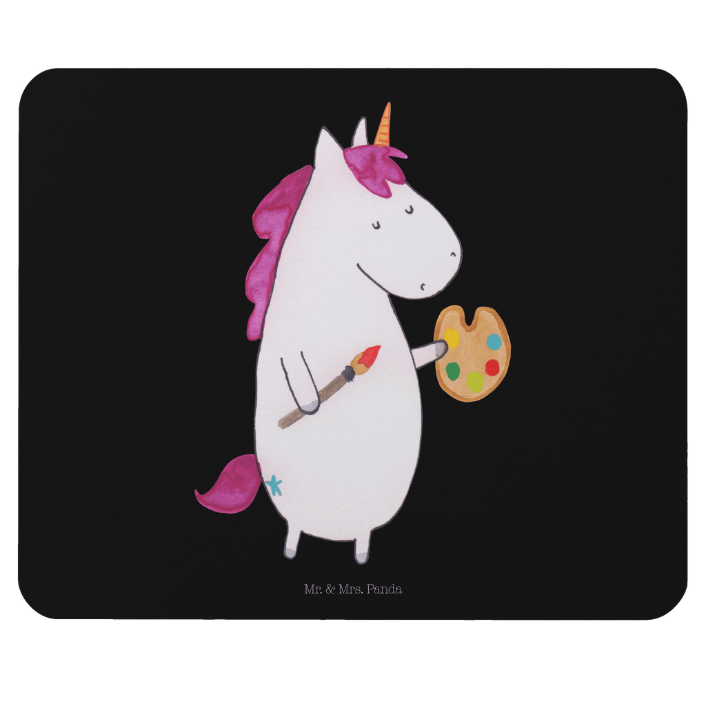 Mauspad Einhorn Künstler Mousepad, Computer zubehör, Büroausstattung, PC Zubehör, Arbeitszimmer, Mauspad, Einzigartiges Mauspad, Designer Mauspad, Einhorn, Einhörner, Einhorn Deko, Pegasus, Unicorn, Englisch, Künstler, Artist, Malen, Zeichnen, Welt, Farbe, Stift, Pinsel, Geschenk, Maler