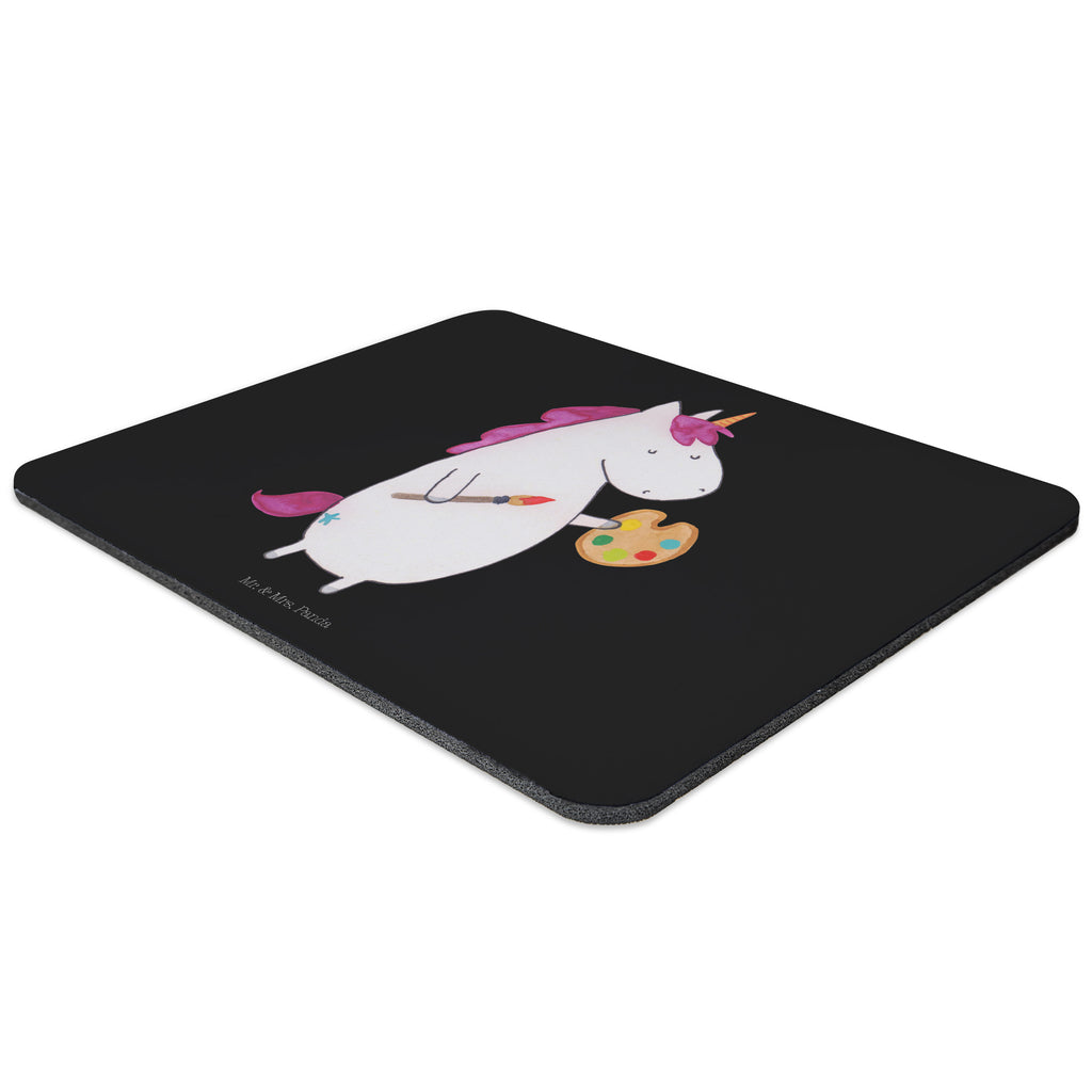 Mauspad Einhorn Künstler Mousepad, Computer zubehör, Büroausstattung, PC Zubehör, Arbeitszimmer, Mauspad, Einzigartiges Mauspad, Designer Mauspad, Einhorn, Einhörner, Einhorn Deko, Pegasus, Unicorn, Englisch, Künstler, Artist, Malen, Zeichnen, Welt, Farbe, Stift, Pinsel, Geschenk, Maler
