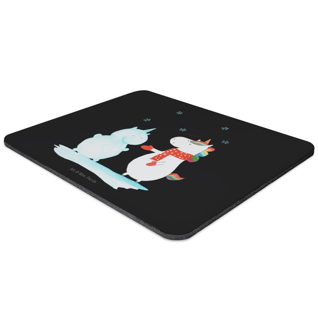 Mauspad Einhorn Schneemann Mousepad, Computer zubehör, Büroausstattung, PC Zubehör, Arbeitszimmer, Mauspad, Einzigartiges Mauspad, Designer Mauspad, Einhorn, Einhörner, Einhorn Deko, Pegasus, Unicorn, Schneemann, Winter, Schnee, Kuchen, Weihnachten, kalt, Mütze, Handschuhe, X-Mas