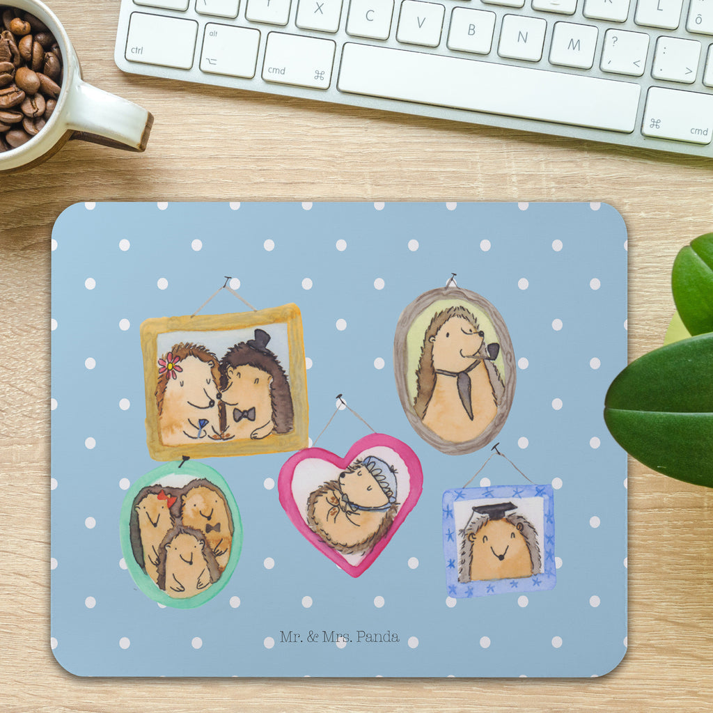 Mauspad Igel Familie Mousepad, Computer zubehör, Büroausstattung, PC Zubehör, Arbeitszimmer, Mauspad, Einzigartiges Mauspad, Designer Mauspad, Familie, Vatertag, Muttertag, Bruder, Schwester, Mama, Papa, Oma, Opa, Liebe, Igel, Bilder, Zusammenhalt, Glück