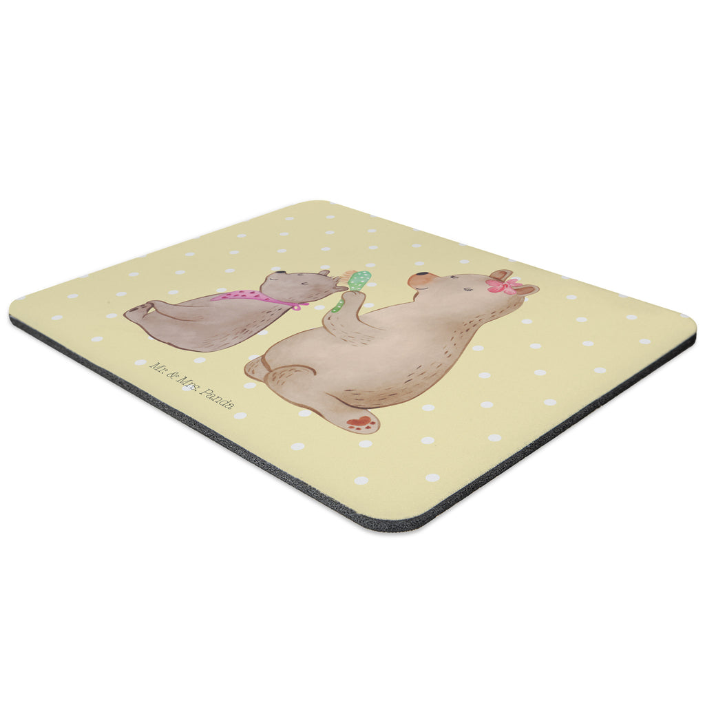 Mauspad Bär mit Kind Mousepad, Computer zubehör, Büroausstattung, PC Zubehör, Arbeitszimmer, Mauspad, Einzigartiges Mauspad, Designer Mauspad, Familie, Vatertag, Muttertag, Bruder, Schwester, Mama, Papa, Oma, Opa, Geschenk, Mutti, Mutter