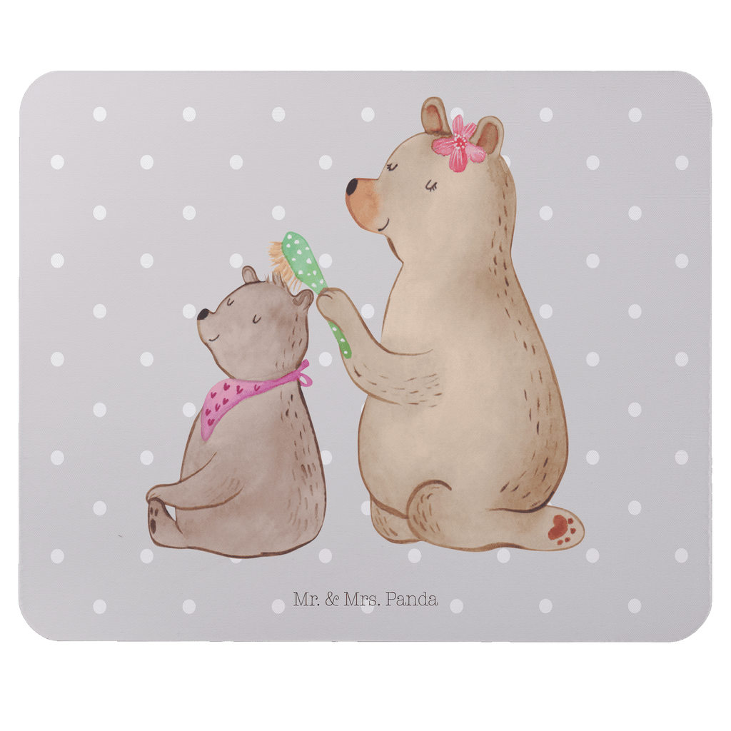 Mauspad Bär mit Kind Mousepad, Computer zubehör, Büroausstattung, PC Zubehör, Arbeitszimmer, Mauspad, Einzigartiges Mauspad, Designer Mauspad, Familie, Vatertag, Muttertag, Bruder, Schwester, Mama, Papa, Oma, Opa, Geschenk, Mutti, Mutter