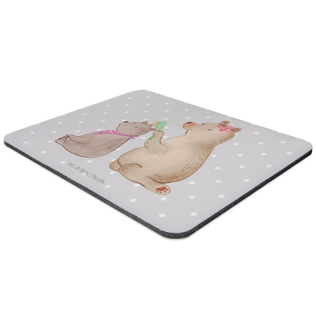 Mauspad Bär mit Kind Mousepad, Computer zubehör, Büroausstattung, PC Zubehör, Arbeitszimmer, Mauspad, Einzigartiges Mauspad, Designer Mauspad, Familie, Vatertag, Muttertag, Bruder, Schwester, Mama, Papa, Oma, Opa, Geschenk, Mutti, Mutter