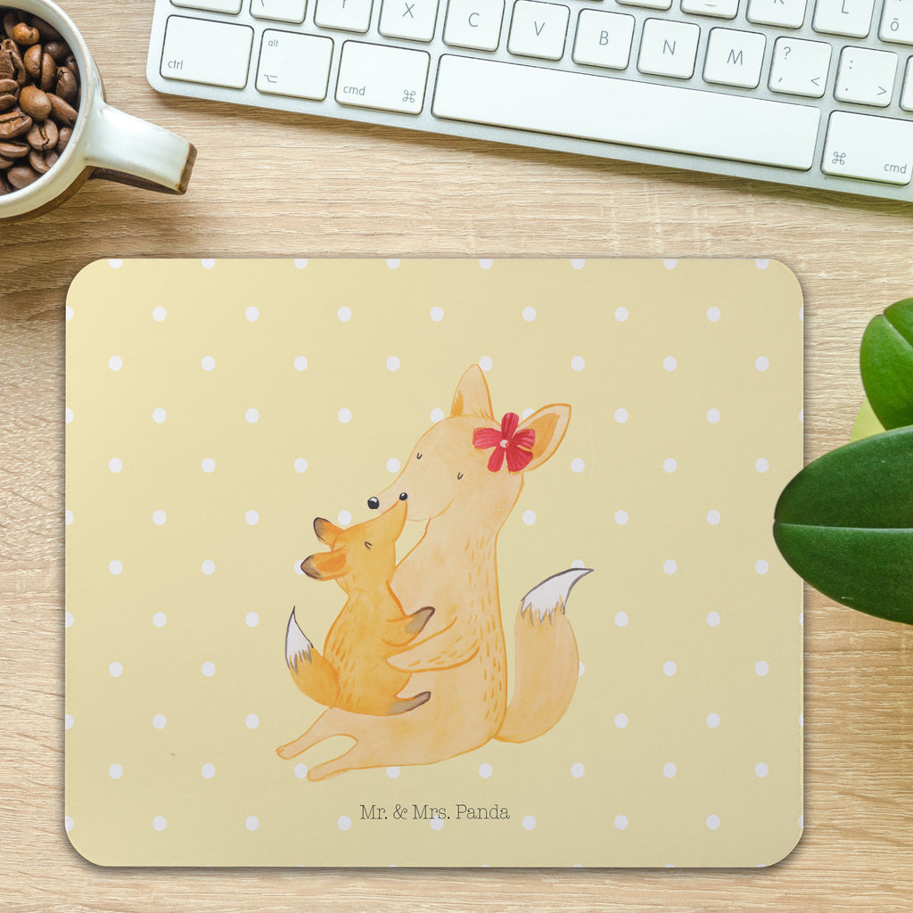 Mauspad Fuchs Mama & Kind Mousepad, Computer zubehör, Büroausstattung, PC Zubehör, Arbeitszimmer, Mauspad, Einzigartiges Mauspad, Designer Mauspad, Familie, Vatertag, Muttertag, Bruder, Schwester, Mama, Papa, Oma, Opa, Mutter, Tochter, Lieblingstochter, Beste Tochter, Geschenk