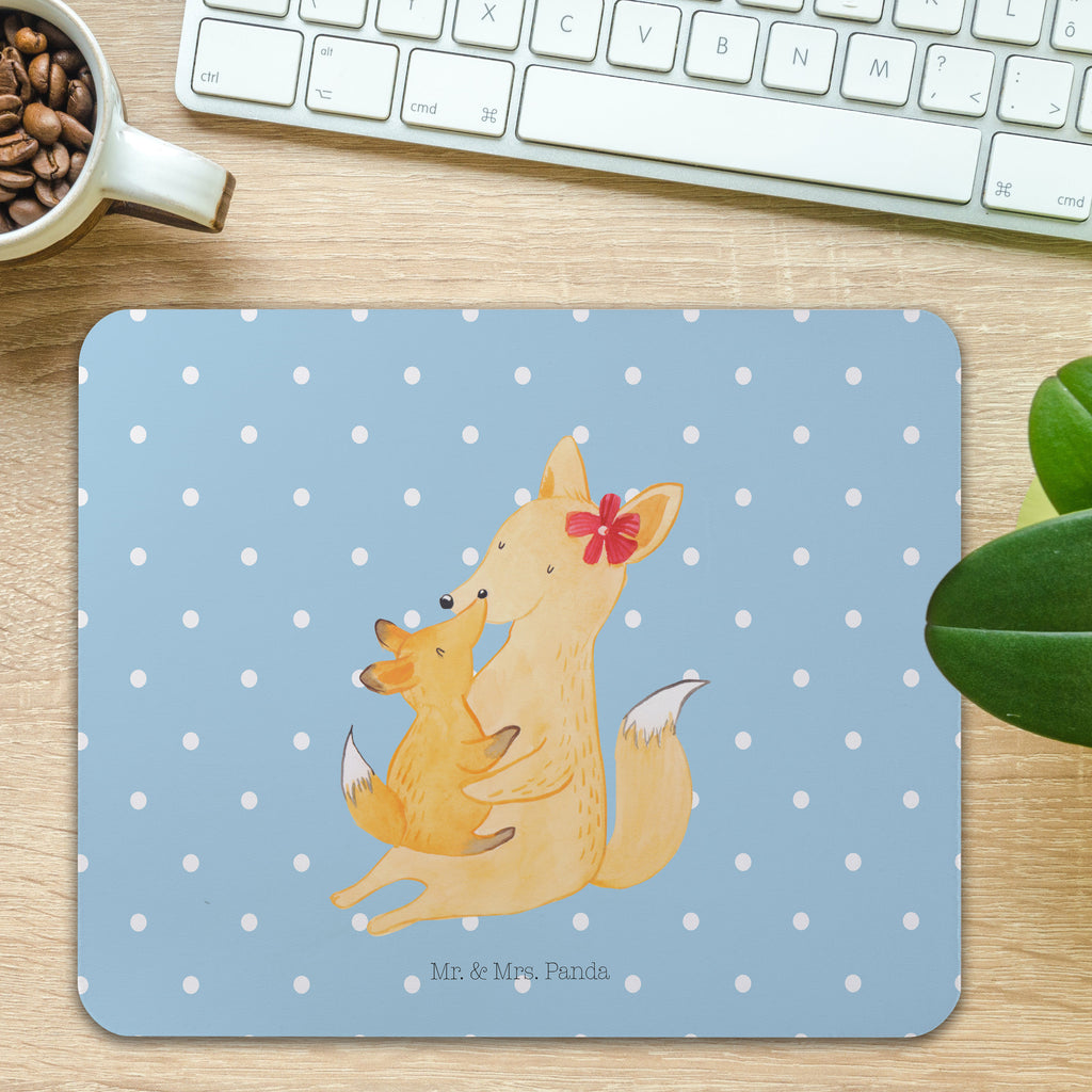 Mauspad Fuchs Mama & Kind Mousepad, Computer zubehör, Büroausstattung, PC Zubehör, Arbeitszimmer, Mauspad, Einzigartiges Mauspad, Designer Mauspad, Familie, Vatertag, Muttertag, Bruder, Schwester, Mama, Papa, Oma, Opa, Mutter, Tochter, Lieblingstochter, Beste Tochter, Geschenk