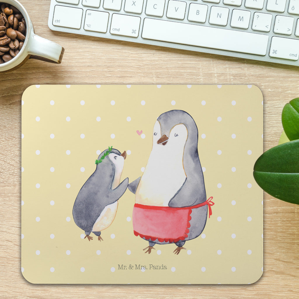 Mauspad Pinguin mit Kind Mousepad, Computer zubehör, Büroausstattung, PC Zubehör, Arbeitszimmer, Mauspad, Einzigartiges Mauspad, Designer Mauspad, Familie, Vatertag, Muttertag, Bruder, Schwester, Mama, Papa, Oma, Opa, Geschenk, Mami, Mutti, Mutter, Geburststag