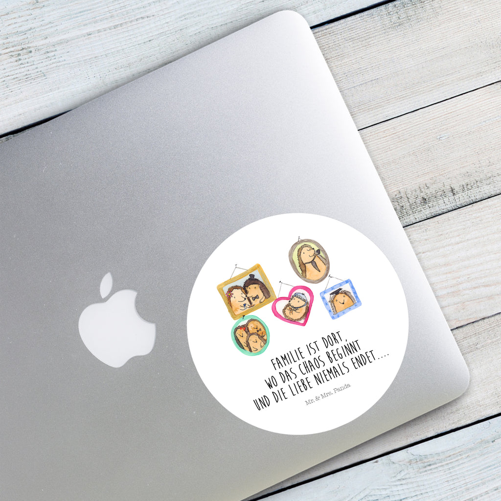 120mm Rund Aufkleber Igel Familie Sticker, Aufkleber, Etikett, Kinder, rund, Familie, Vatertag, Muttertag, Bruder, Schwester, Mama, Papa, Oma, Opa, Liebe, Igel, Bilder, Zusammenhalt, Glück
