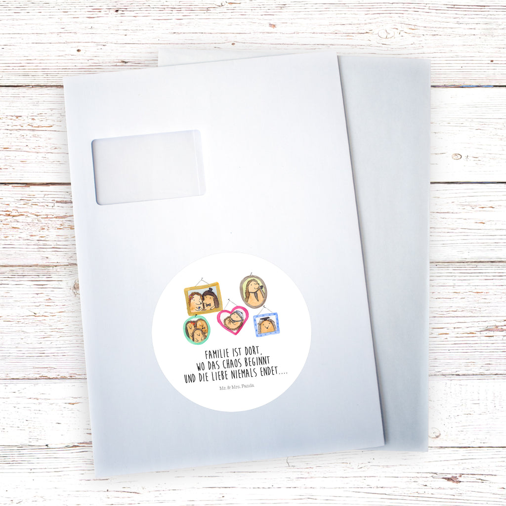 120mm Rund Aufkleber Igel Familie Sticker, Aufkleber, Etikett, Kinder, rund, Familie, Vatertag, Muttertag, Bruder, Schwester, Mama, Papa, Oma, Opa, Liebe, Igel, Bilder, Zusammenhalt, Glück