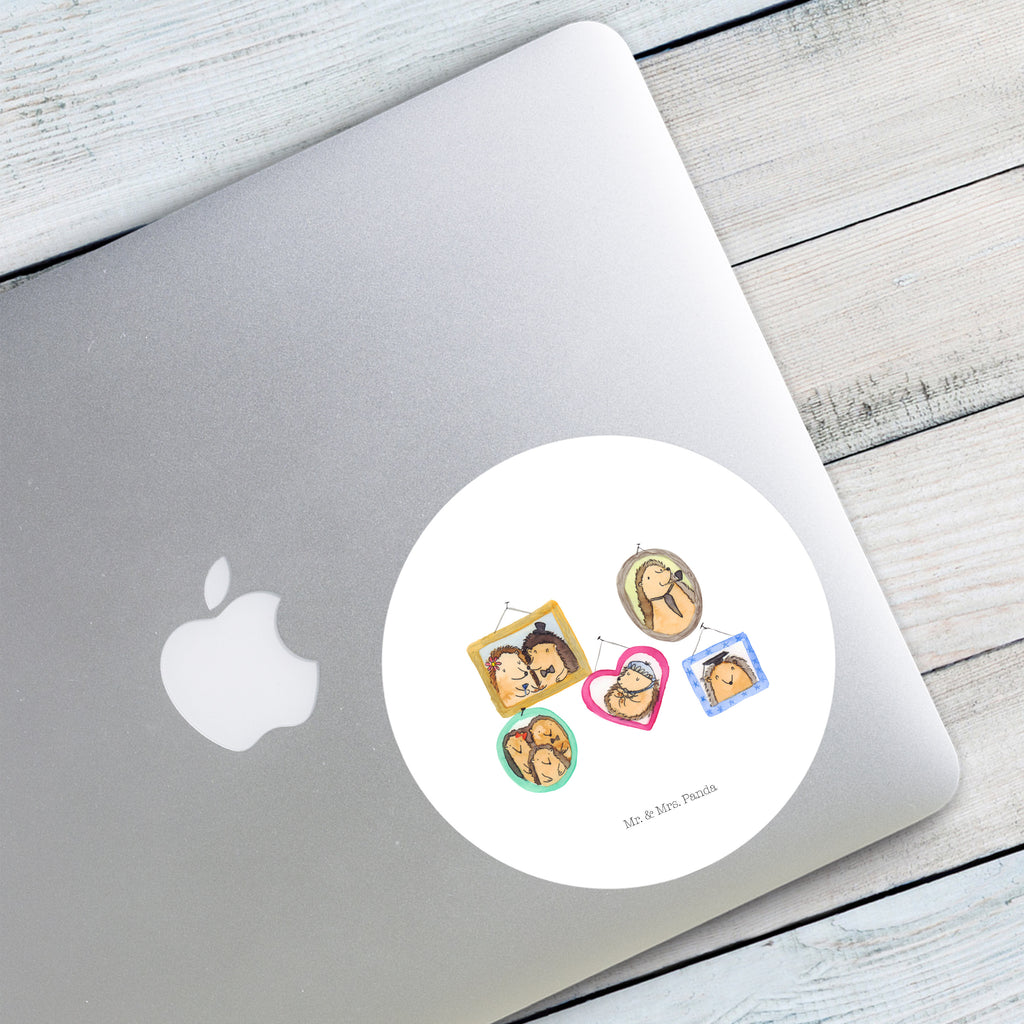 120mm Rund Aufkleber Igel Familie Sticker, Aufkleber, Etikett, Kinder, rund, Familie, Vatertag, Muttertag, Bruder, Schwester, Mama, Papa, Oma, Opa, Liebe, Igel, Bilder, Zusammenhalt, Glück