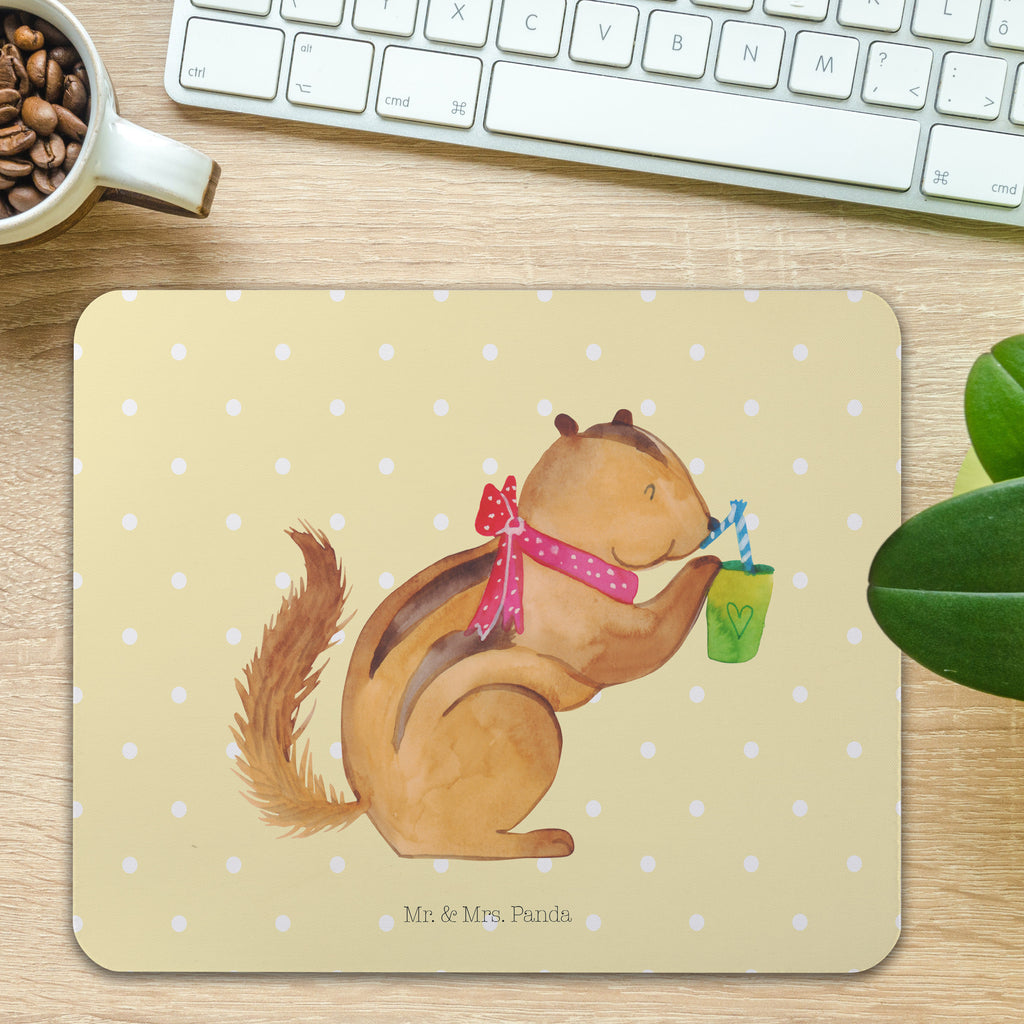 Mauspad Eichhörnchen Smoothie Mousepad, Computer zubehör, Büroausstattung, PC Zubehör, Arbeitszimmer, Mauspad, Einzigartiges Mauspad, Designer Mauspad, Tiermotive, Gute Laune, lustige Sprüche, Tiere, Green Smoothies, Diät, Abnehmen, Streifenhörnchen, Eichhörnchen