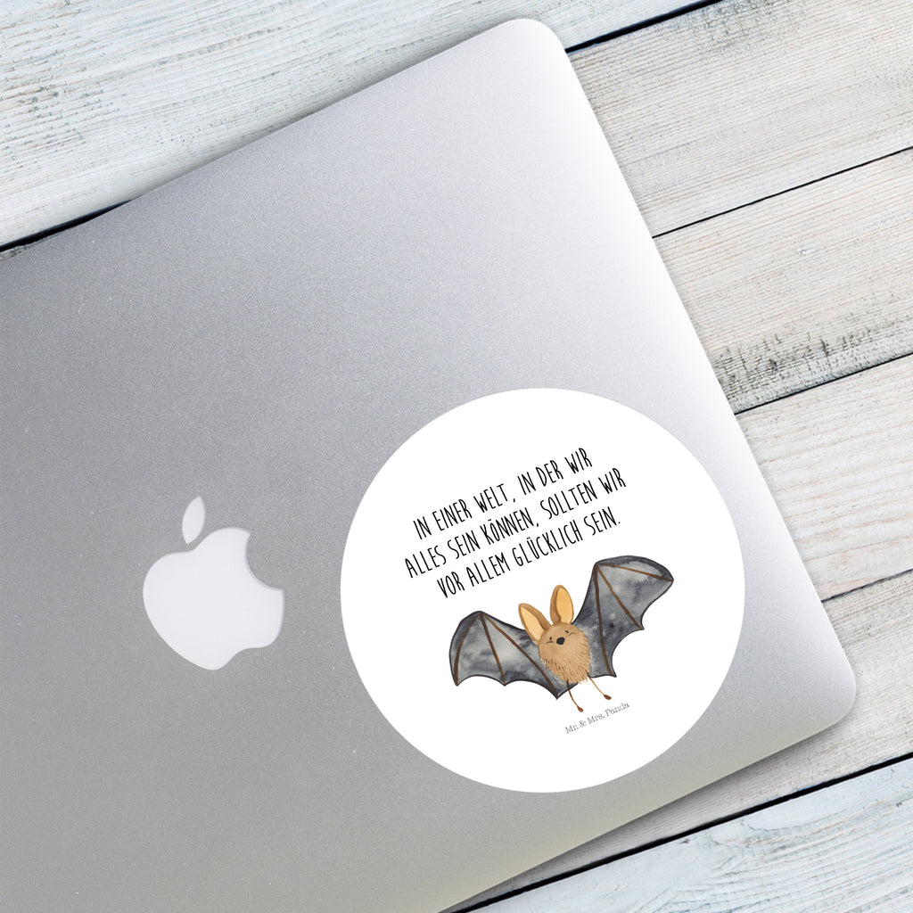 120mm Rund Aufkleber Fledermaus Flügel Sticker, Aufkleber, Etikett, Kinder, rund, Tiermotive, Gute Laune, lustige Sprüche, Tiere