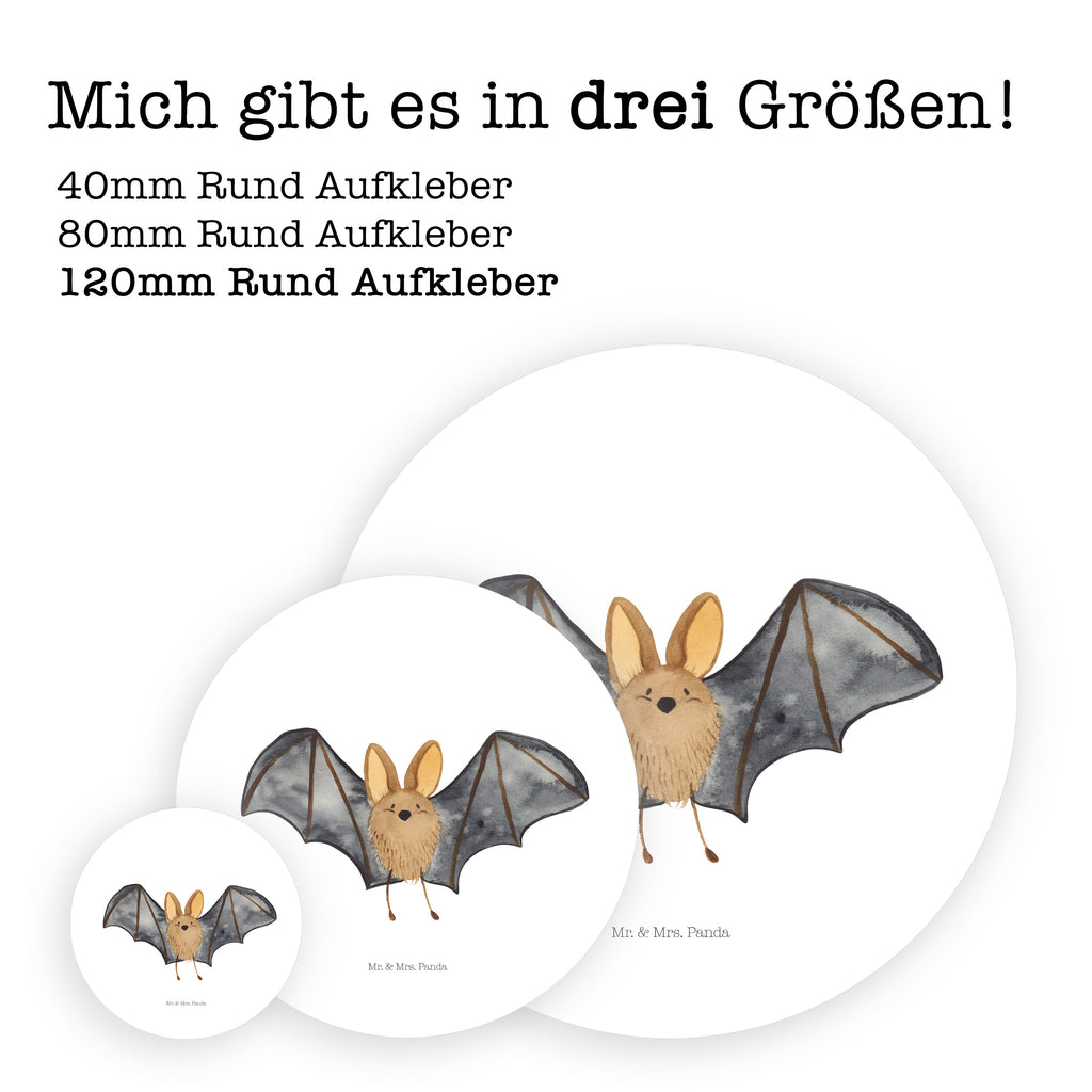 120mm Rund Aufkleber Fledermaus Flügel Sticker, Aufkleber, Etikett, Kinder, rund, Tiermotive, Gute Laune, lustige Sprüche, Tiere