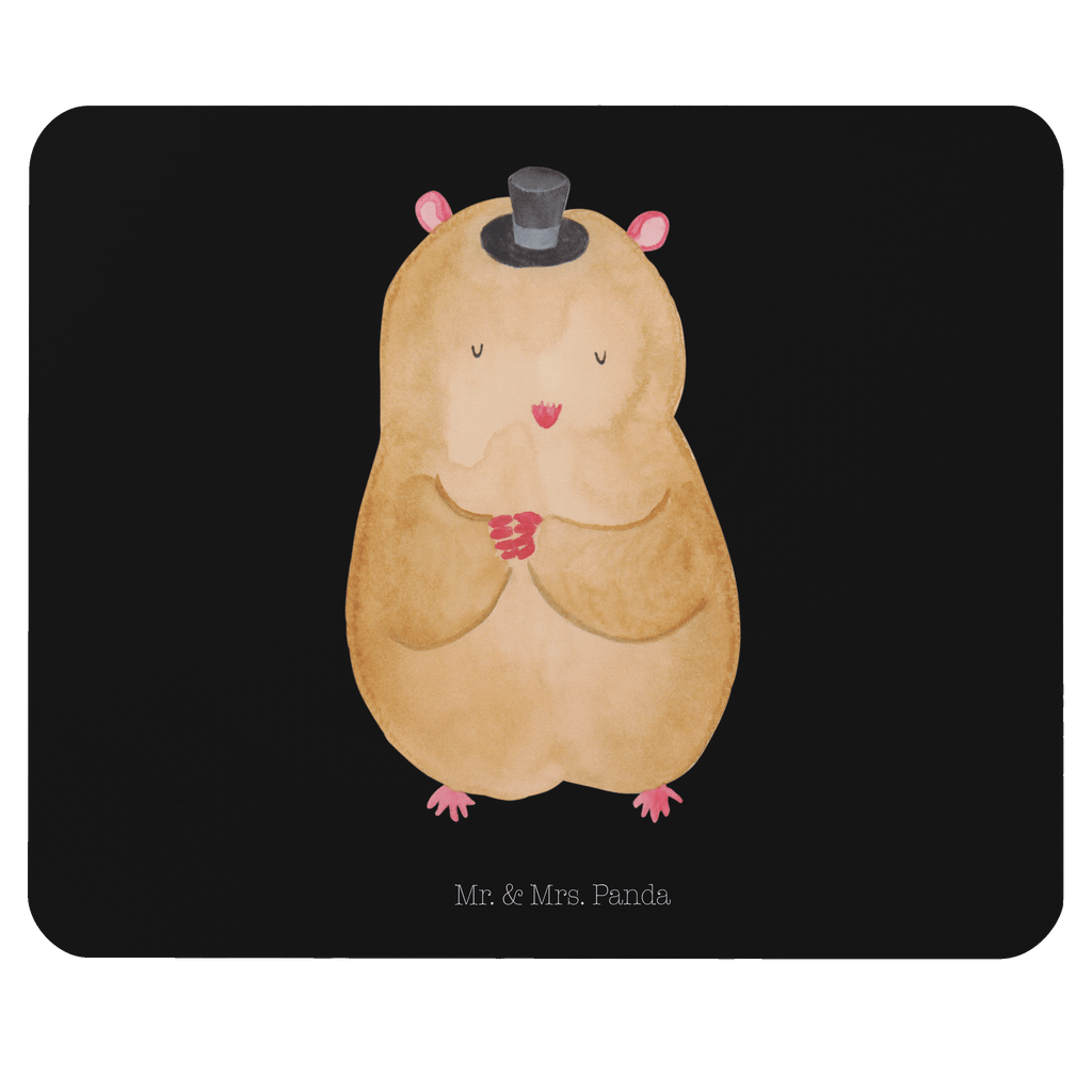 Mauspad Hamster mit Hut Mousepad, Computer zubehör, Büroausstattung, PC Zubehör, Arbeitszimmer, Mauspad, Einzigartiges Mauspad, Designer Mauspad, Tiermotive, Gute Laune, lustige Sprüche, Tiere, Hamster, Hut, Magier, Zylinder, Zwerghamster, Zauberer, Houdini