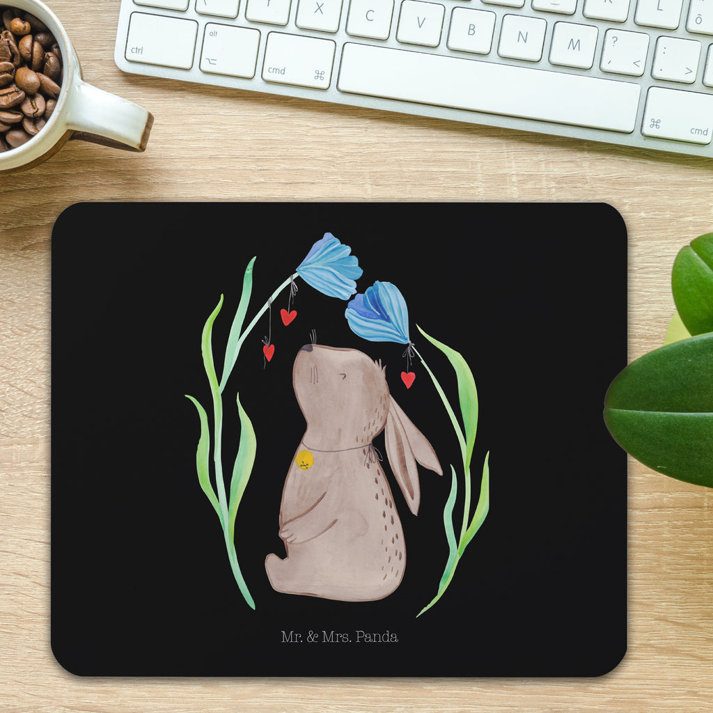 Mauspad Hase Blume Mousepad, Computer zubehör, Büroausstattung, PC Zubehör, Arbeitszimmer, Mauspad, Einzigartiges Mauspad, Designer Mauspad, Ostern, Osterhase, Ostergeschenke, Osternest, Osterdeko, Geschenk zu Ostern, Hase, Kaninchen, Kind, Taufe, Taufgeschenk, Geburt, Schwangerschaft, erstes Kind, Kindergeburtstag, Geburtstag, Hoffnung, Träume