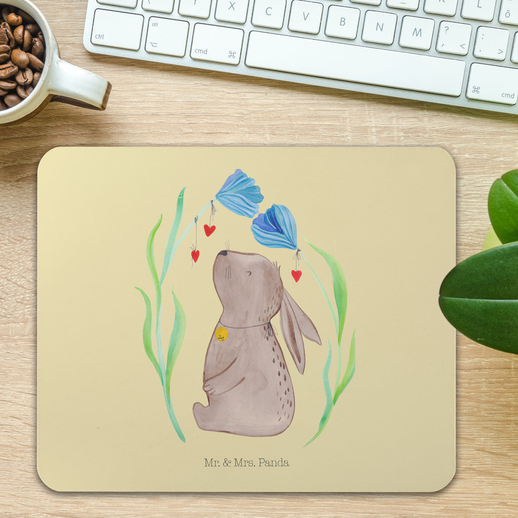 Mauspad Hase Blume Mousepad, Computer zubehör, Büroausstattung, PC Zubehör, Arbeitszimmer, Mauspad, Einzigartiges Mauspad, Designer Mauspad, Ostern, Osterhase, Ostergeschenke, Osternest, Osterdeko, Geschenk zu Ostern, Hase, Kaninchen, Kind, Taufe, Taufgeschenk, Geburt, Schwangerschaft, erstes Kind, Kindergeburtstag, Geburtstag, Hoffnung, Träume
