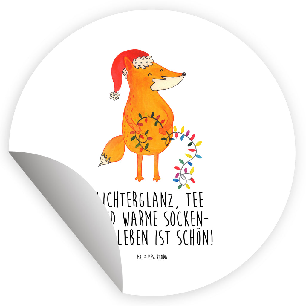 80mm Rund Aufkleber Fuchs Weihnachten Sticker, Aufkleber, Etikett, Kinder, rund, Winter, Weihnachten, Weihnachtsdeko, Nikolaus, Advent, Heiligabend, Wintermotiv, Fuchs, Füchse, Spruch schön, Geschenk Weihnachten, Weihnachtsmann, Weihnachtszeit