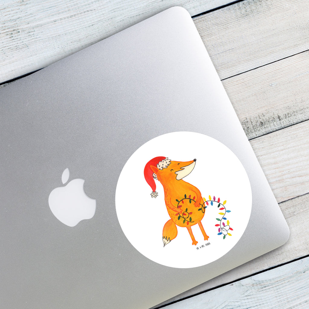 80mm Rund Aufkleber Fuchs Weihnachten Sticker, Aufkleber, Etikett, Kinder, rund, Winter, Weihnachten, Weihnachtsdeko, Nikolaus, Advent, Heiligabend, Wintermotiv, Fuchs, Füchse, Spruch schön, Geschenk Weihnachten, Weihnachtsmann, Weihnachtszeit