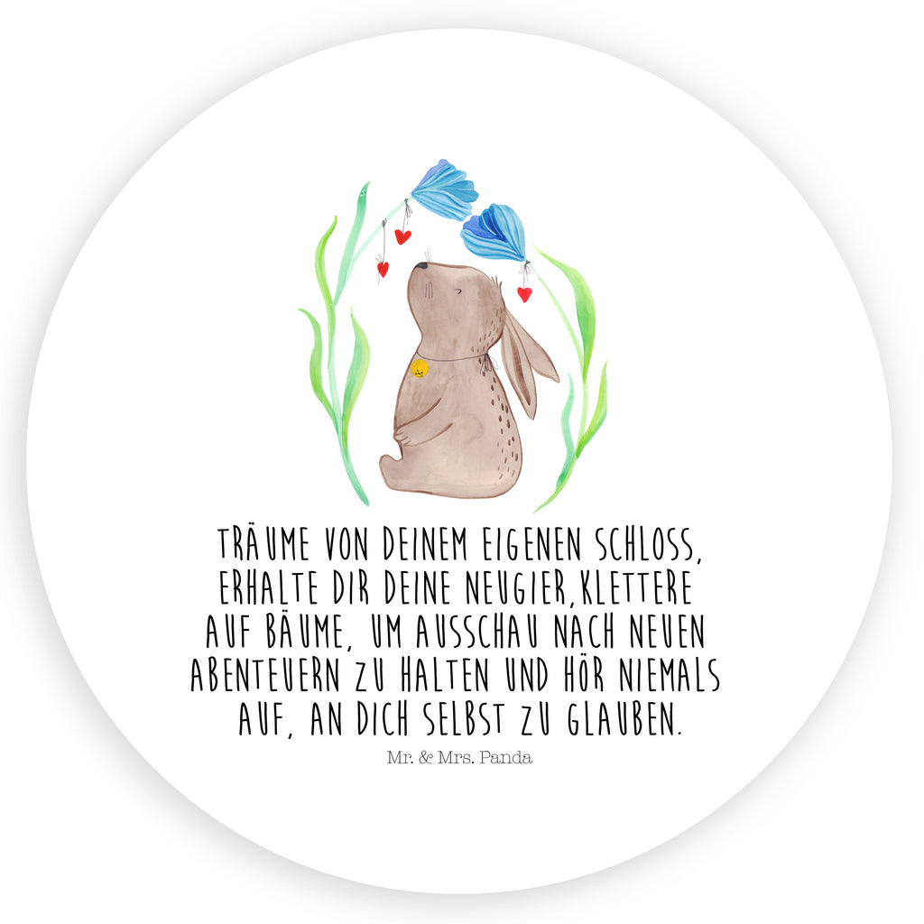 120mm Rund Aufkleber Hase Blume Sticker, Aufkleber, Etikett, Kinder, rund, Ostern, Osterhase, Ostergeschenke, Osternest, Osterdeko, Geschenk zu Ostern, Hase, Kaninchen, Kind, Taufe, Taufgeschenk, Geburt, Schwangerschaft, erstes Kind, Kindergeburtstag, Geburtstag, Hoffnung, Träume