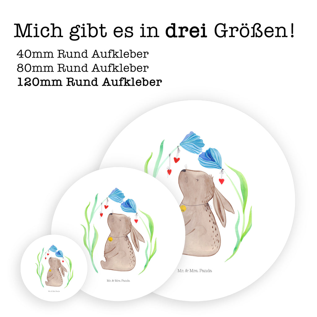 120mm Rund Aufkleber Hase Blume Sticker, Aufkleber, Etikett, Kinder, rund, Ostern, Osterhase, Ostergeschenke, Osternest, Osterdeko, Geschenk zu Ostern, Hase, Kaninchen, Kind, Taufe, Taufgeschenk, Geburt, Schwangerschaft, erstes Kind, Kindergeburtstag, Geburtstag, Hoffnung, Träume