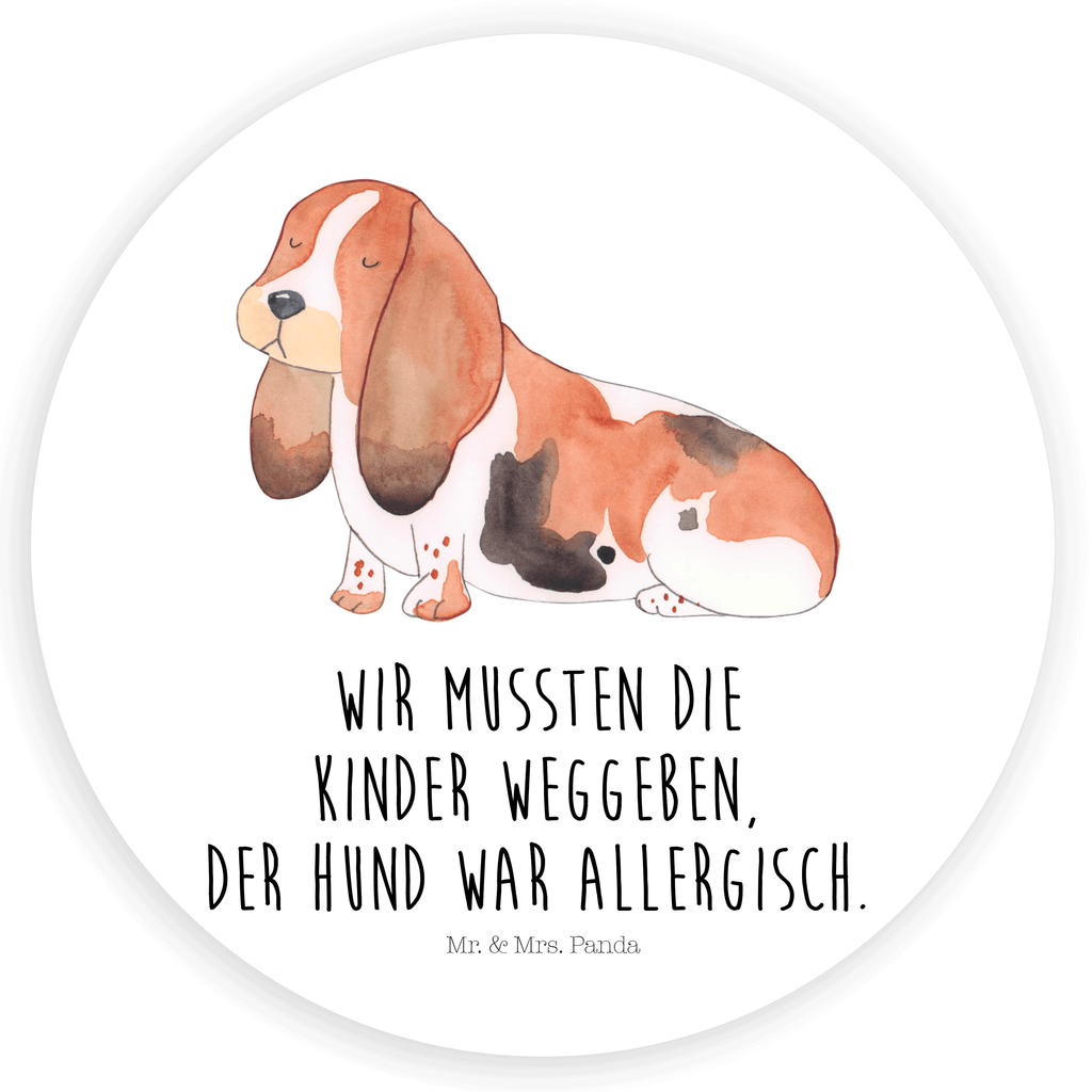120mm Rund Aufkleber Hund Basset Hound Sticker, Aufkleber, Etikett, Kinder, rund, Hund, Hundemotiv, Haustier, Hunderasse, Tierliebhaber, Hundebesitzer, Sprüche, Basset Hound, Basset, Hundeliebe, kinderlos