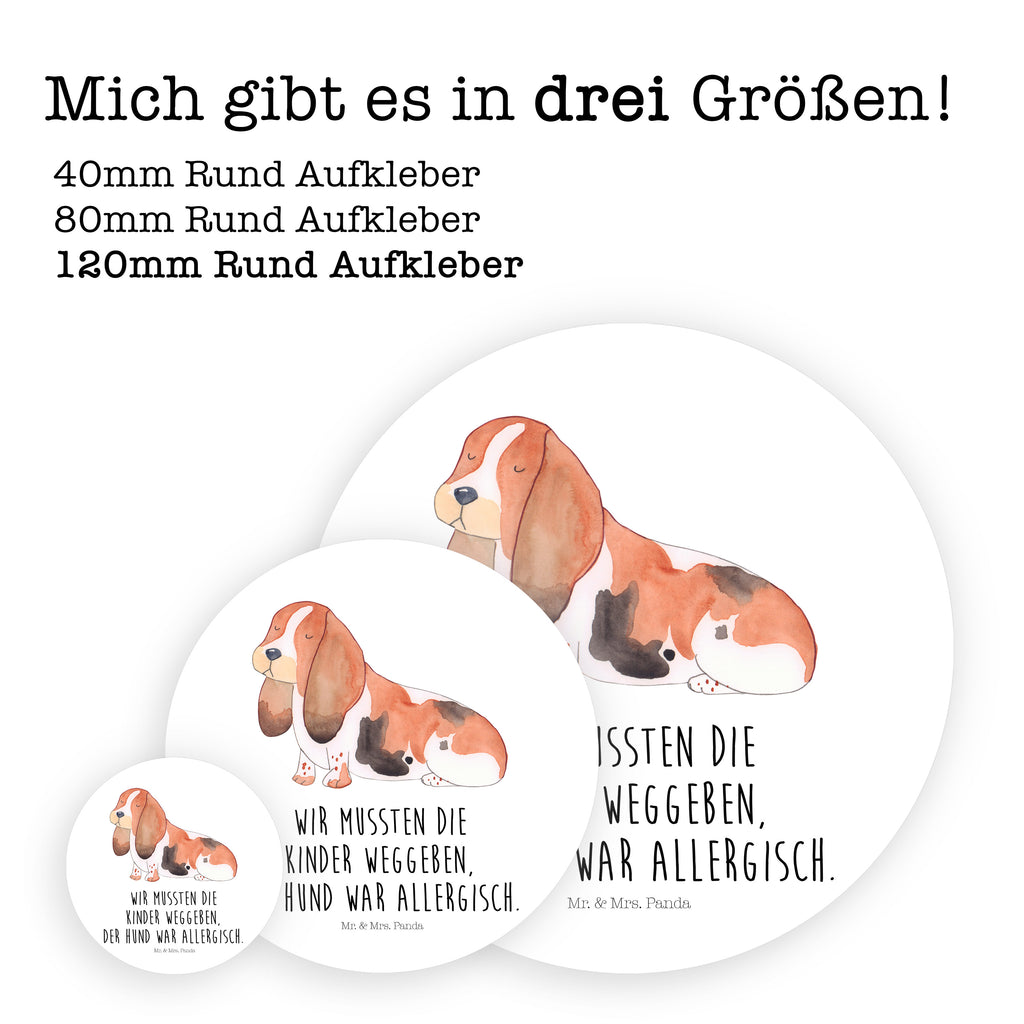 120mm Rund Aufkleber Hund Basset Hound Sticker, Aufkleber, Etikett, Kinder, rund, Hund, Hundemotiv, Haustier, Hunderasse, Tierliebhaber, Hundebesitzer, Sprüche, Basset Hound, Basset, Hundeliebe, kinderlos