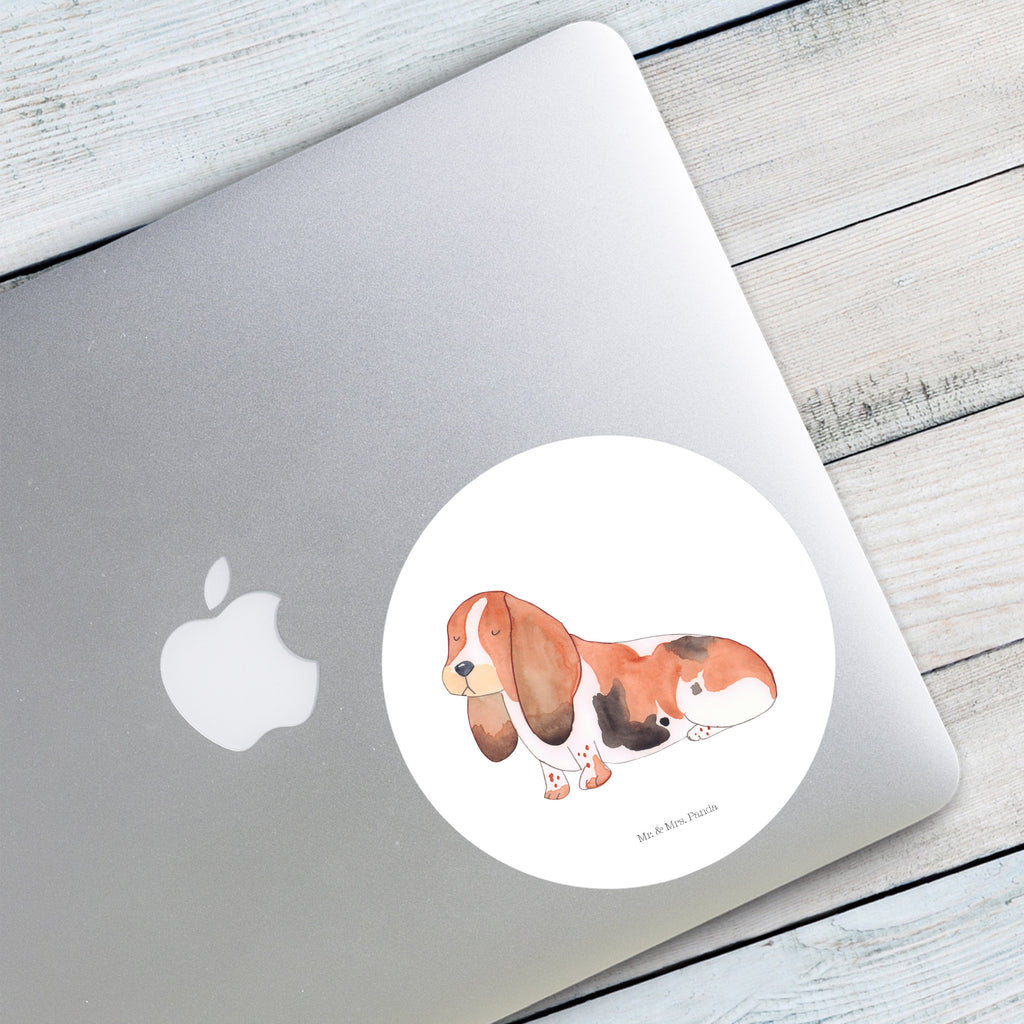 120mm Rund Aufkleber Hund Basset Hound Sticker, Aufkleber, Etikett, Kinder, rund, Hund, Hundemotiv, Haustier, Hunderasse, Tierliebhaber, Hundebesitzer, Sprüche, Basset Hound, Basset, Hundeliebe, kinderlos