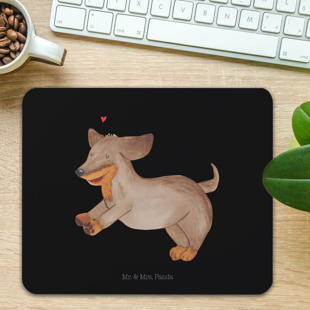 Mauspad Hund Dackel fröhlich Mousepad, Computer zubehör, Büroausstattung, PC Zubehör, Arbeitszimmer, Mauspad, Einzigartiges Mauspad, Designer Mauspad, Hund, Hundemotiv, Haustier, Hunderasse, Tierliebhaber, Hundebesitzer, Sprüche, Hunde, Dackel, Dachshund, happy dog