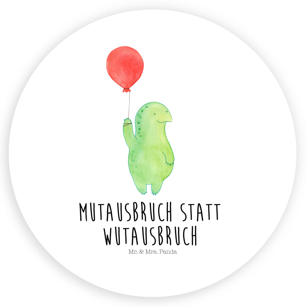 120mm Rund Aufkleber Schildkröte Luftballon Sticker, Aufkleber, Etikett, Kinder, rund, Schildkröte, Schildkröten, Mutausbruch, Motivation, Motivationsspruch