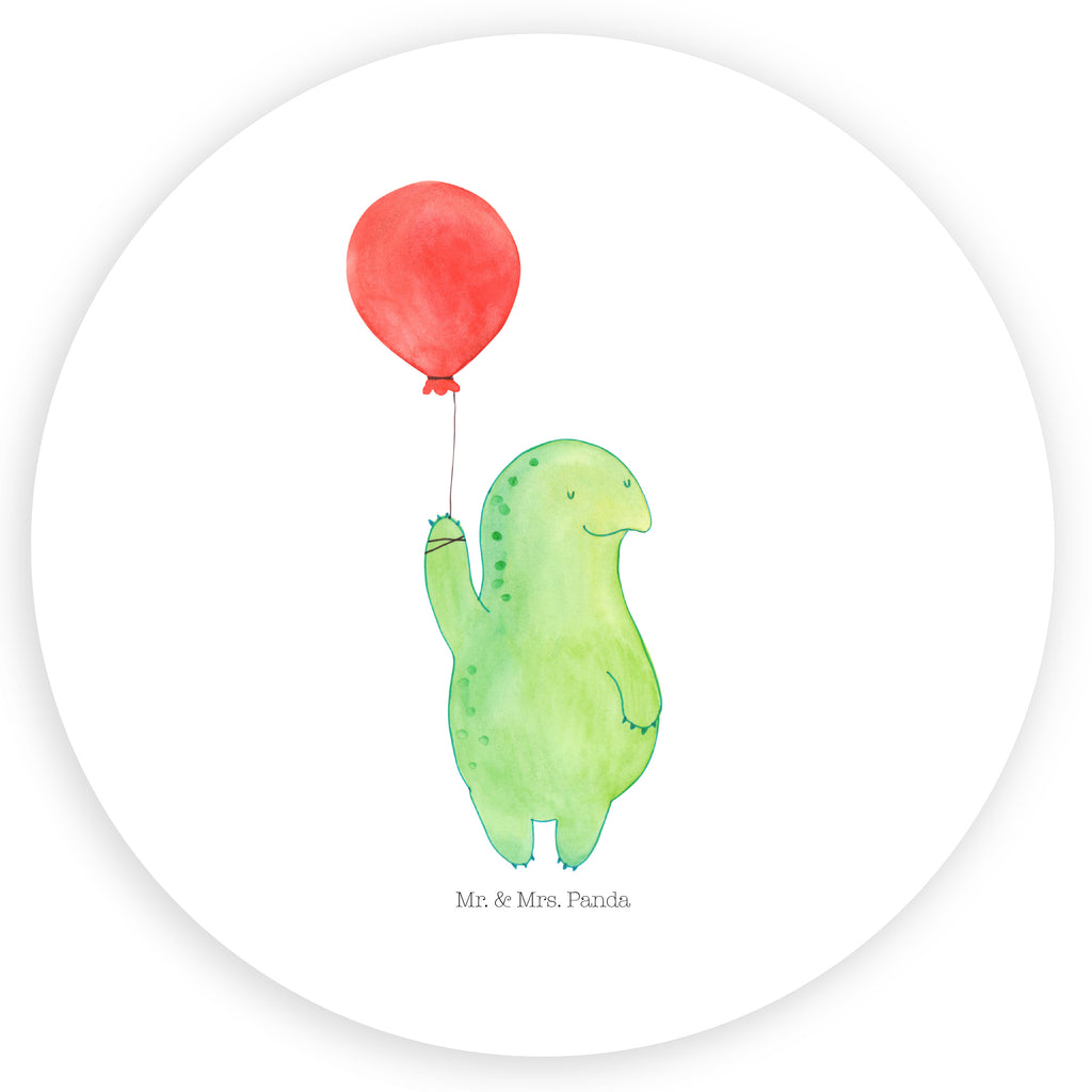 120mm Rund Aufkleber Schildkröte Luftballon Sticker, Aufkleber, Etikett, Kinder, rund, Schildkröte, Schildkröten, Mutausbruch, Motivation, Motivationsspruch