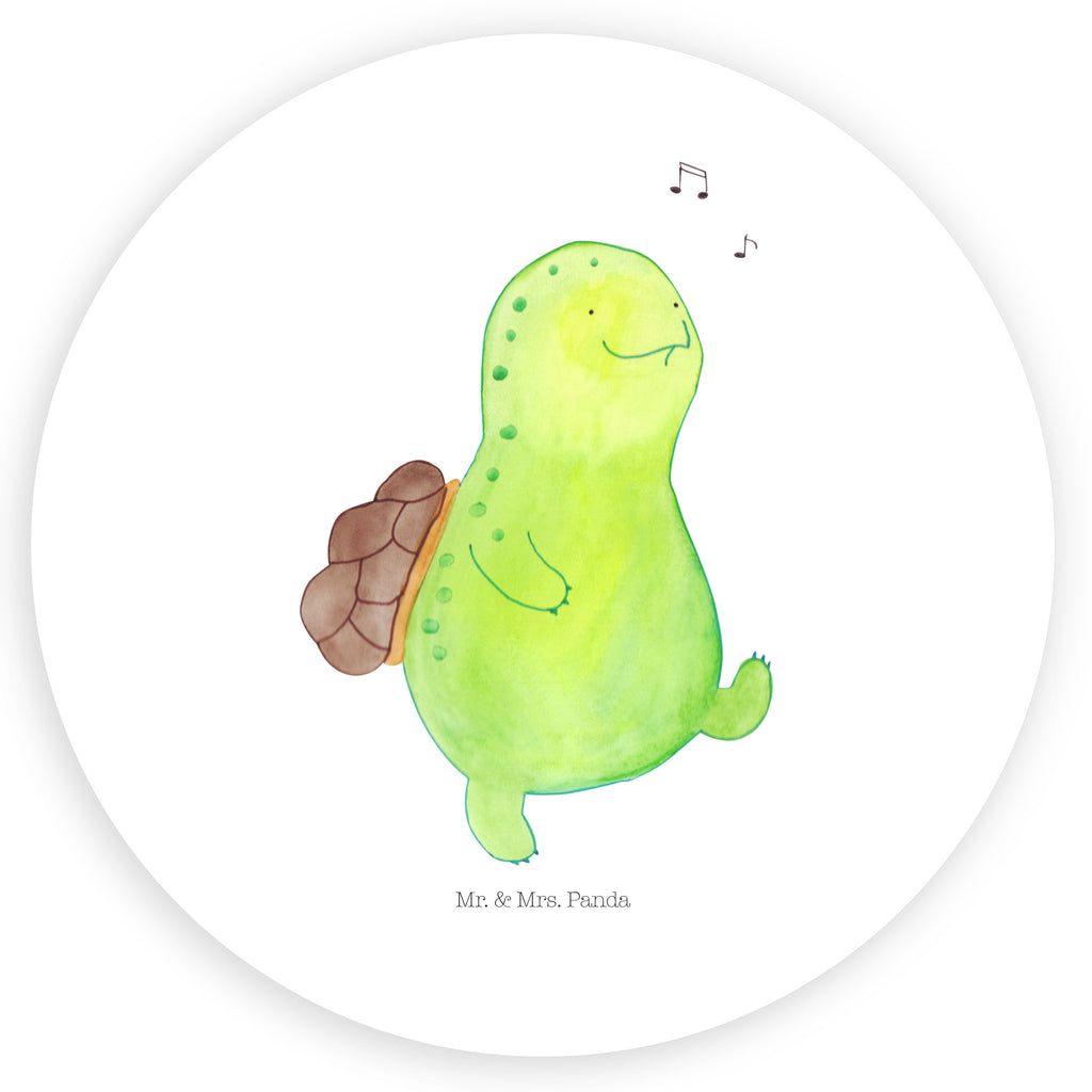 40mm Rund Aufkleber Schildkröte pfeift Sticker, Aufkleber, Etikett, Schildkröte, Schildi, Schildkröten, fröhlich, Glück, Motivation, Lebensfreude, Depression, Trennung, Neuanfang