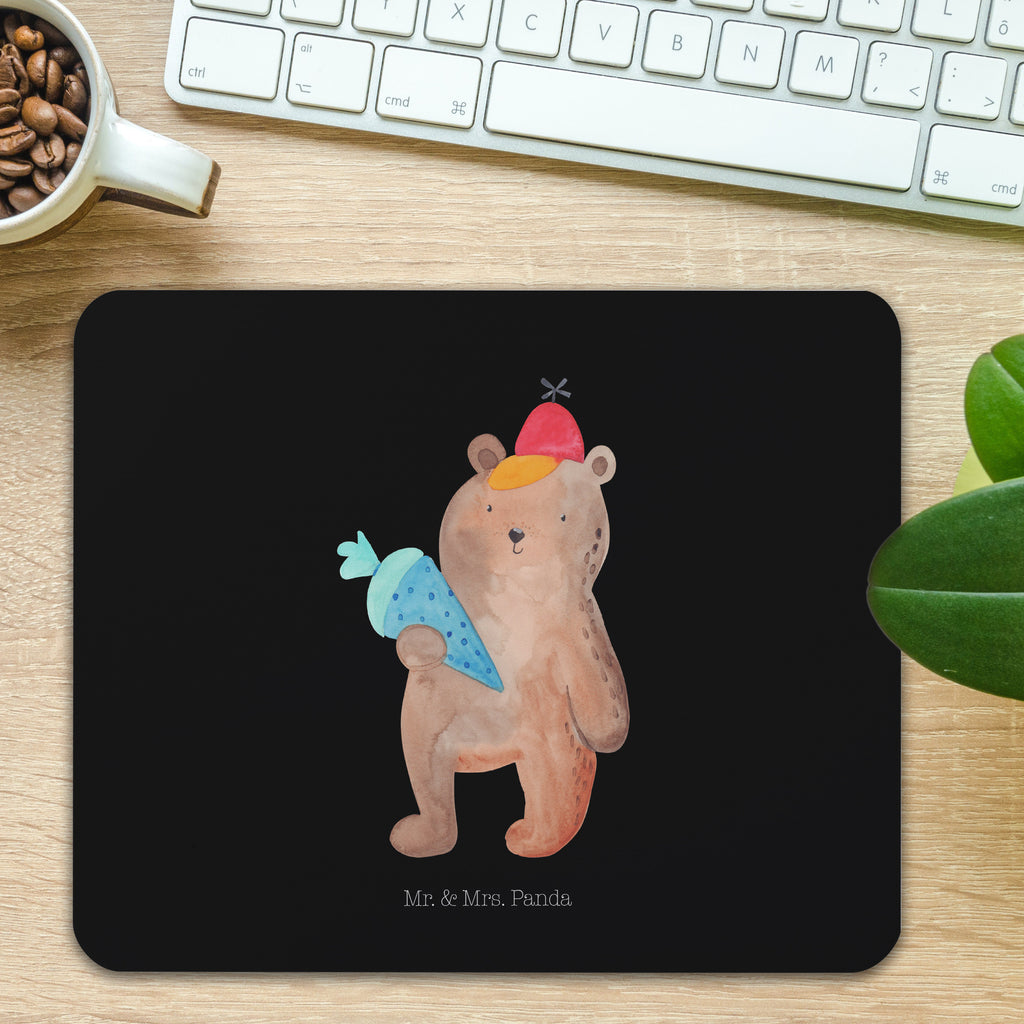 Mauspad Bär mit Schultüte Mousepad, Computer zubehör, Büroausstattung, PC Zubehör, Arbeitszimmer, Mauspad, Einzigartiges Mauspad, Designer Mauspad, Bär, Teddy, Teddybär, Bär Motiv, Schultüte, Erster Schultag Geschenk, Einschulung Geschenk, Schule Geschenk, Grundschule, Schulanfang, Schulbeginn