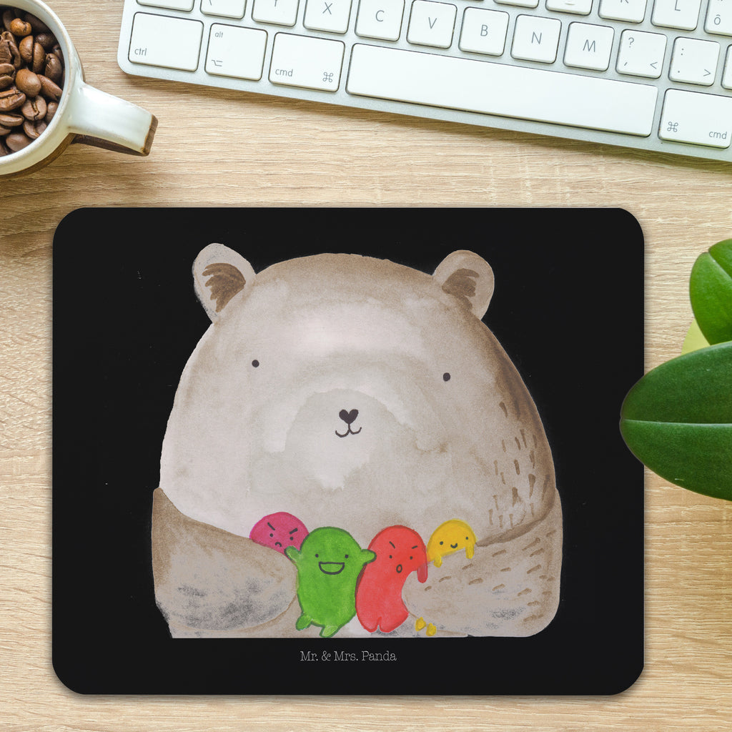 Mauspad Bär Gefühl Mousepad, Computer zubehör, Büroausstattung, PC Zubehör, Arbeitszimmer, Mauspad, Einzigartiges Mauspad, Designer Mauspad, Bär, Teddy, Teddybär, Wahnsinn, Verrückt, Durchgedreht
