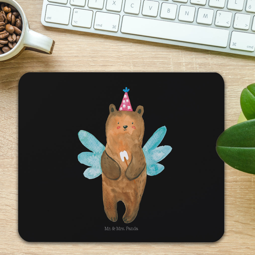 Mauspad Zahnfee Bär Mousepad, Computer zubehör, Büroausstattung, PC Zubehör, Arbeitszimmer, Mauspad, Einzigartiges Mauspad, Designer Mauspad, Bär, Teddy, Teddybär, Zahnfee, Fee, Milchzahn, Erster Zahn
