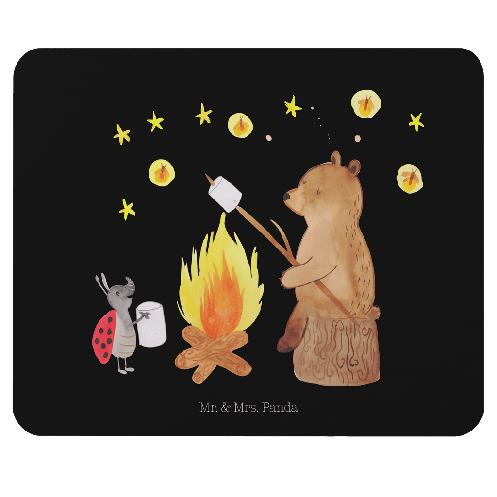 Mauspad Bär & Marienkäfer Lagerfeuer Mousepad, Computer zubehör, Büroausstattung, PC Zubehör, Arbeitszimmer, Mauspad, Einzigartiges Mauspad, Designer Mauspad, Bär, Teddy, Teddybär, Lagerfeuer