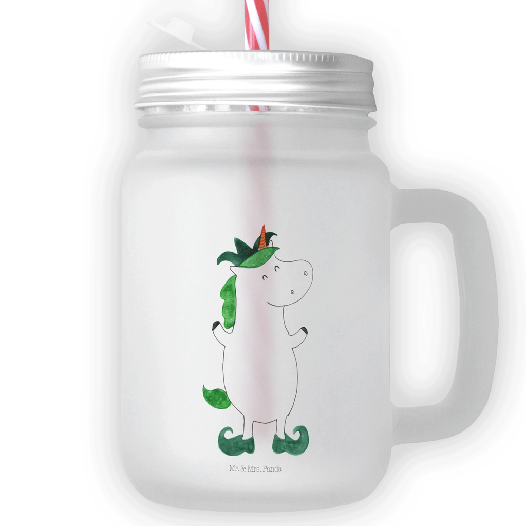 Trinkglas Mason Jar Einhorn Joker Mason Jar, Glas, Trinkglas, Henkelglas, Sommerglas, Einmachglas, Cocktailglas, Cocktail-Glas, Mason Jar Trinkglas, Satiniertes Glas, Retro-Glas, Strohhalm Glas, Schraubdeckel Glas, Sommerparty Einrichtung, Einhorn, Einhörner, Einhorn Deko, Pegasus, Unicorn, Hofnarr, Kasper, Gaukler, Mittelalter