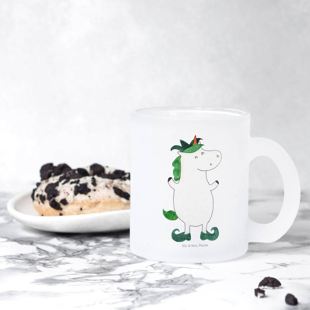 Teetasse Einhorn Joker Teetasse, Teeglas, Teebecher, Tasse mit Henkel, Tasse, Glas Teetasse, Teetasse aus Glas, Einhorn, Einhörner, Einhorn Deko, Pegasus, Unicorn, Hofnarr, Kasper, Gaukler, Mittelalter