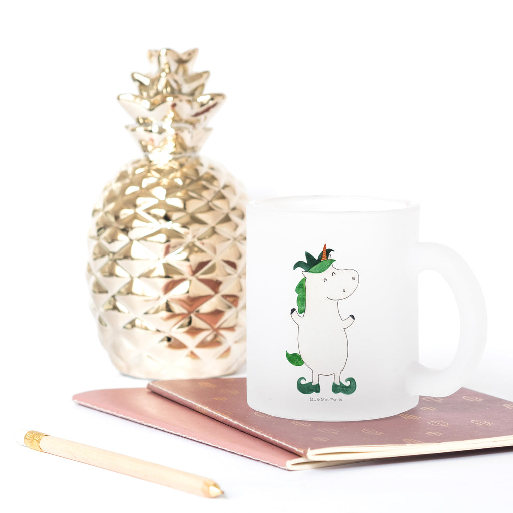 Teetasse Einhorn Joker Teetasse, Teeglas, Teebecher, Tasse mit Henkel, Tasse, Glas Teetasse, Teetasse aus Glas, Einhorn, Einhörner, Einhorn Deko, Pegasus, Unicorn, Hofnarr, Kasper, Gaukler, Mittelalter