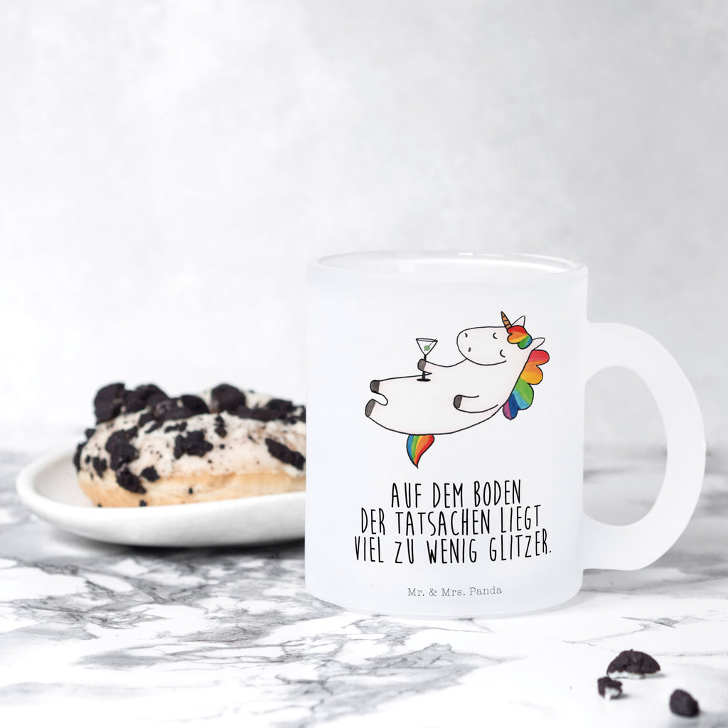 Teetasse Einhorn Cocktail Teetasse, Teeglas, Teebecher, Tasse mit Henkel, Tasse, Glas Teetasse, Teetasse aus Glas, Einhorn, Einhörner, Einhorn Deko, Pegasus, Unicorn, Party, Spaß, Feiern, Caipirinha, Rum, Cuba Libre, Sekt, Freundin, Geburtstag, lustig, witzig, Spruch, Glitzer