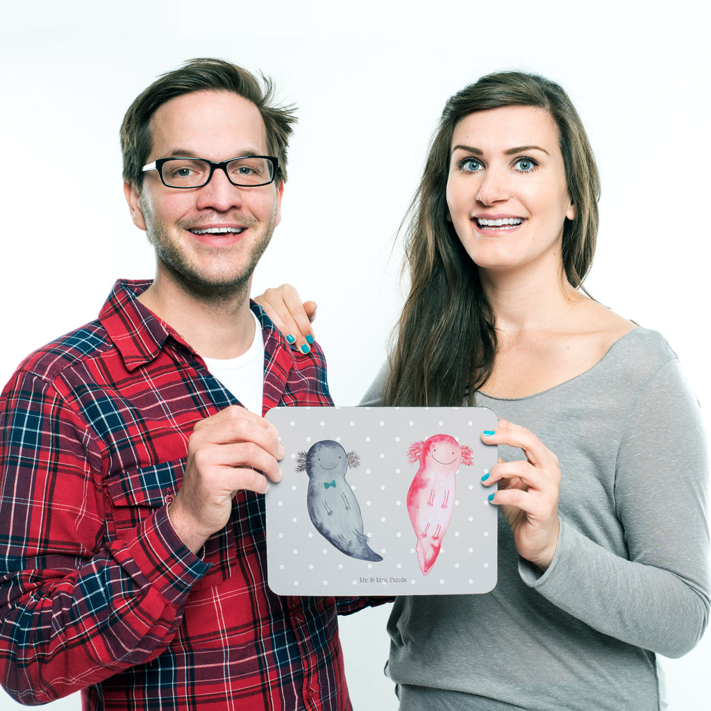Mauspad Axolotl Axel+Lotte Mousepad, Computer zubehör, Büroausstattung, PC Zubehör, Arbeitszimmer, Mauspad, Einzigartiges Mauspad, Designer Mauspad, Axolotl, Molch, Axolot, Schwanzlurch, Lurch, Lurche, Liebe, große Liebe, Liebesbeweis, Freund, Verlobter, Ehemann, Jahrestag, Valentinstag
