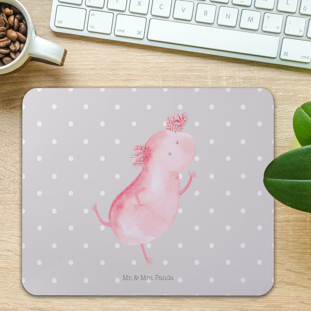 Mauspad Axolotl tanzt Mousepad, Computer zubehör, Büroausstattung, PC Zubehör, Arbeitszimmer, Mauspad, Einzigartiges Mauspad, Designer Mauspad, Axolotl, Molch, Axolot, Schwanzlurch, Lurch, Lurche, Dachschaden, Sterne, verrückt, Freundin, beste Freundin