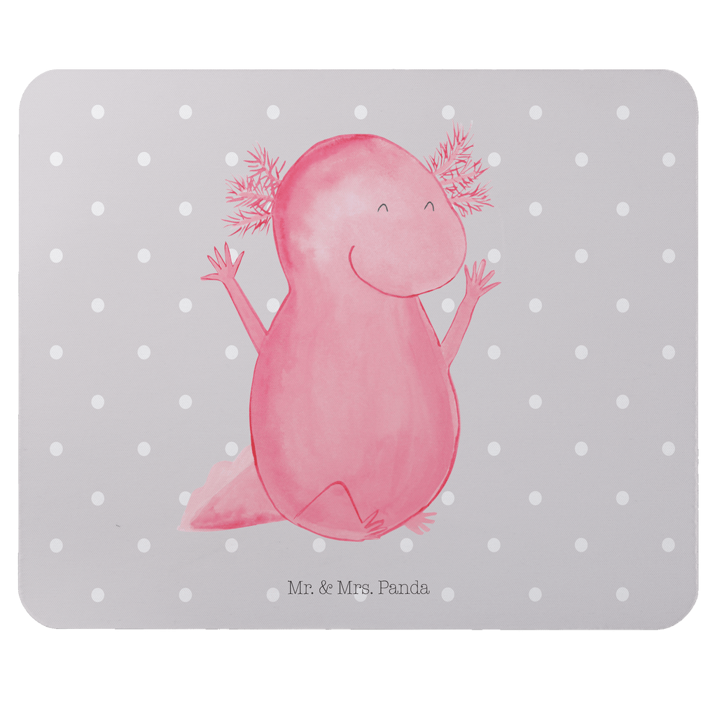 Mauspad Axolotl Hurra Mousepad, Computer zubehör, Büroausstattung, PC Zubehör, Arbeitszimmer, Mauspad, Einzigartiges Mauspad, Designer Mauspad, Axolotl, Molch, Axolot, Schwanzlurch, Lurch, Lurche, fröhlich, Spaß, Freude, Motivation, Zufriedenheit