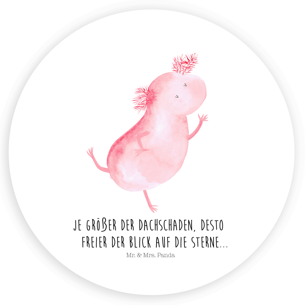 120mm Rund Aufkleber Axolotl tanzt Sticker, Aufkleber, Etikett, Kinder, rund, Axolotl, Molch, Axolot, Schwanzlurch, Lurch, Lurche, Dachschaden, Sterne, verrückt, Freundin, beste Freundin