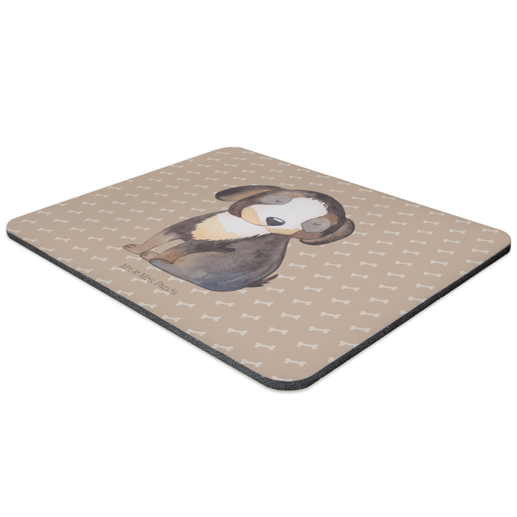 Mauspad Hund entspannt Mousepad, Computer zubehör, Büroausstattung, PC Zubehör, Arbeitszimmer, Mauspad, Einzigartiges Mauspad, Designer Mauspad, Hund, Hundemotiv, Haustier, Hunderasse, Tierliebhaber, Hundebesitzer, Sprüche, schwarzer Hund, Hundeliebe, Liebe, Hundeglück