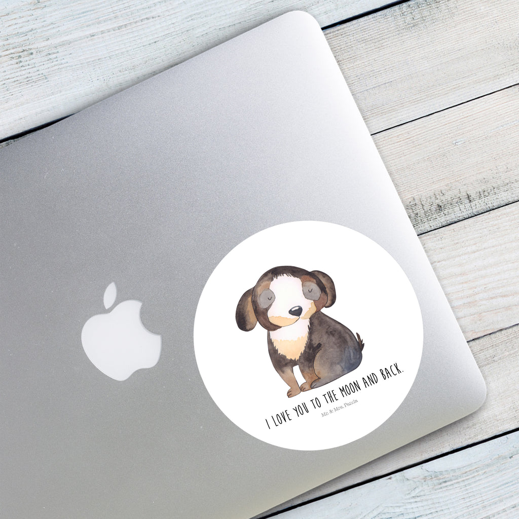 120mm Rund Aufkleber Hund entspannt Sticker, Aufkleber, Etikett, Kinder, rund, Hund, Hundemotiv, Haustier, Hunderasse, Tierliebhaber, Hundebesitzer, Sprüche, schwarzer Hund, Hundeliebe, Liebe, Hundeglück