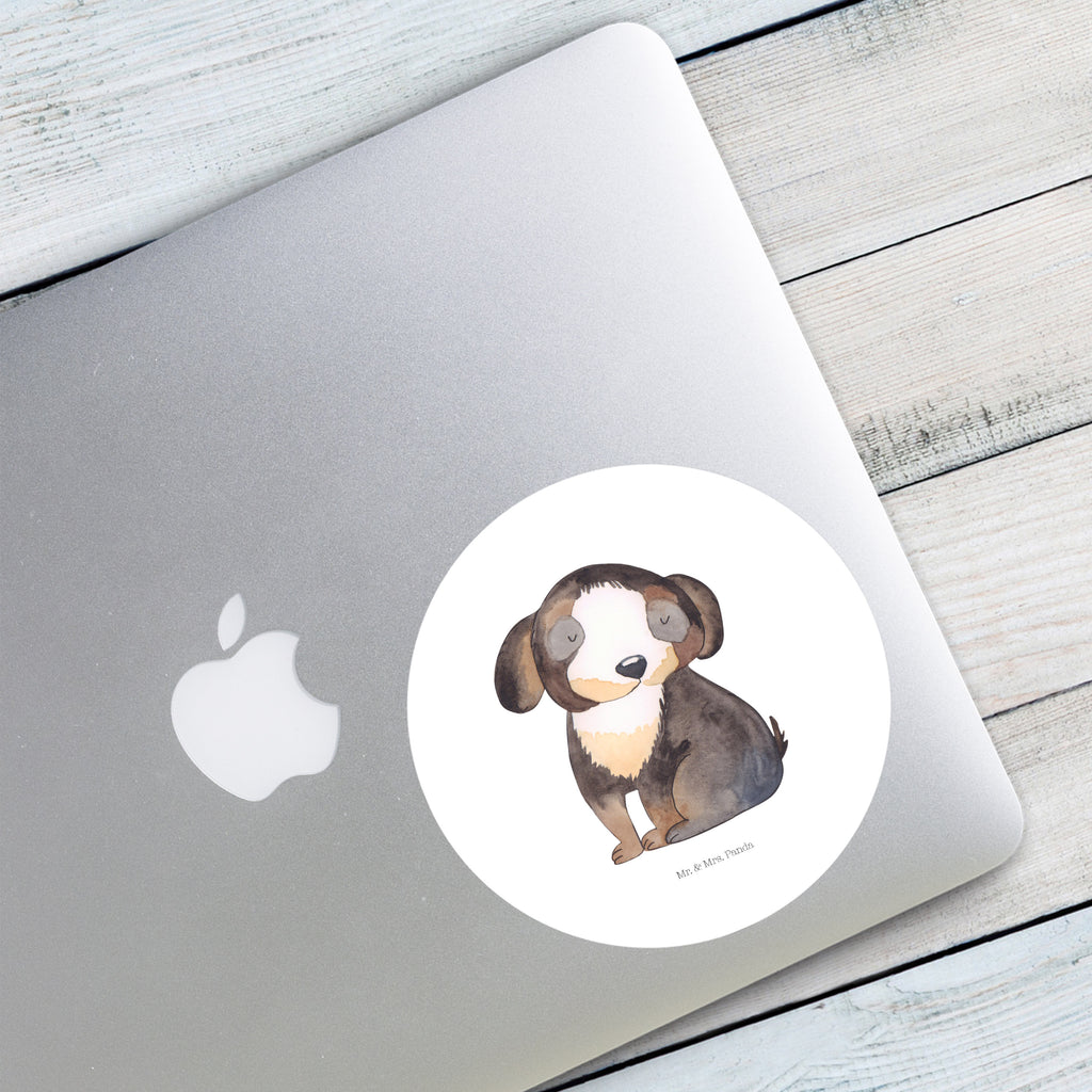 120mm Rund Aufkleber Hund entspannt Sticker, Aufkleber, Etikett, Kinder, rund, Hund, Hundemotiv, Haustier, Hunderasse, Tierliebhaber, Hundebesitzer, Sprüche, schwarzer Hund, Hundeliebe, Liebe, Hundeglück