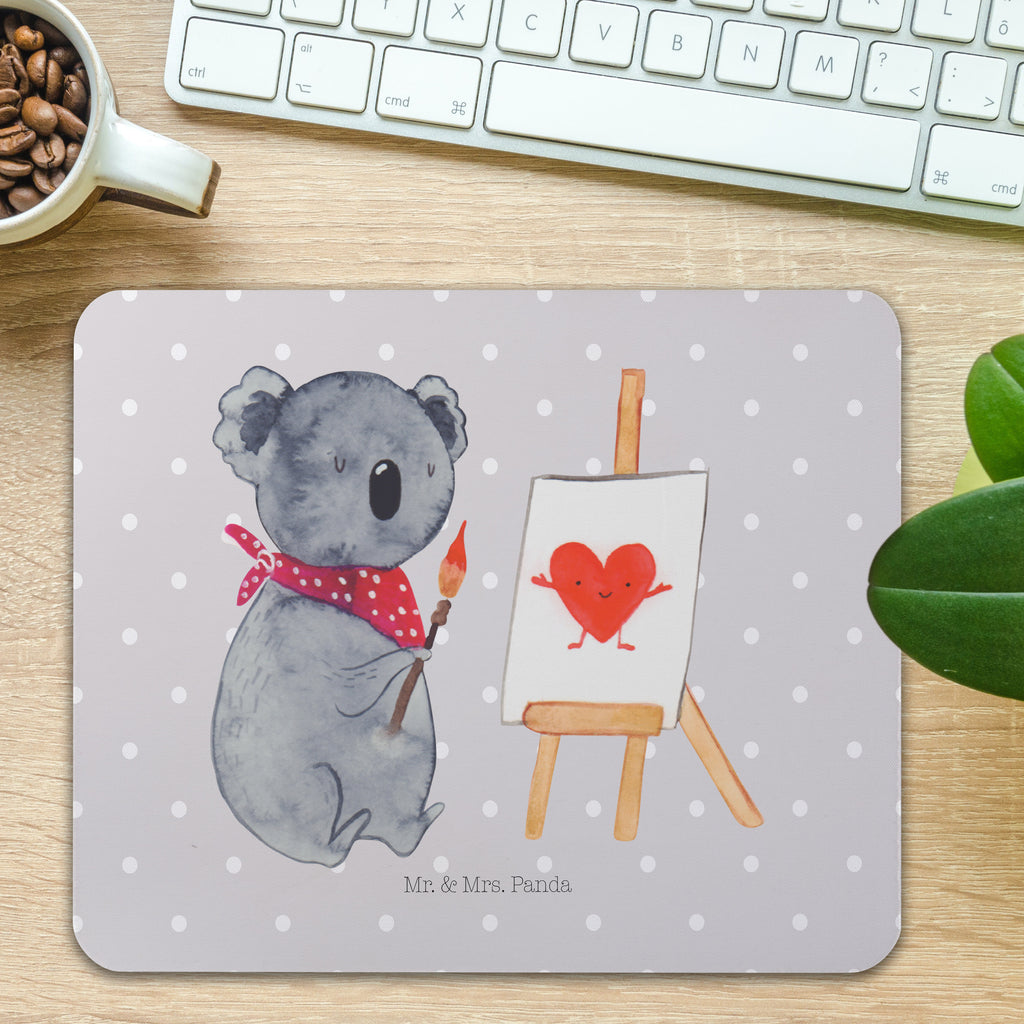 Mauspad Koala Künstler Mousepad, Computer zubehör, Büroausstattung, PC Zubehör, Arbeitszimmer, Mauspad, Einzigartiges Mauspad, Designer Mauspad, Koala, Koalabär, Liebe, Liebensbeweis, Liebesgeschenk, Gefühle, Künstler, zeichnen