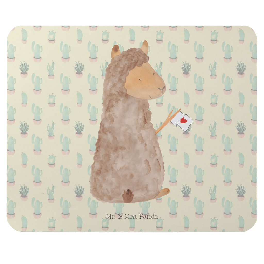 Mauspad Alpaka Fahne Mousepad, Computer zubehör, Büroausstattung, PC Zubehör, Arbeitszimmer, Mauspad, Einzigartiges Mauspad, Designer Mauspad, Alpaka, Lama, Alpakas, Lamas, Liebe