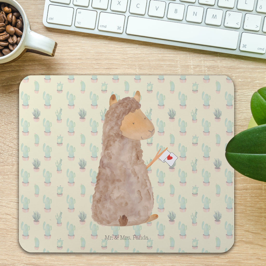 Mauspad Alpaka Fahne Mousepad, Computer zubehör, Büroausstattung, PC Zubehör, Arbeitszimmer, Mauspad, Einzigartiges Mauspad, Designer Mauspad, Alpaka, Lama, Alpakas, Lamas, Liebe