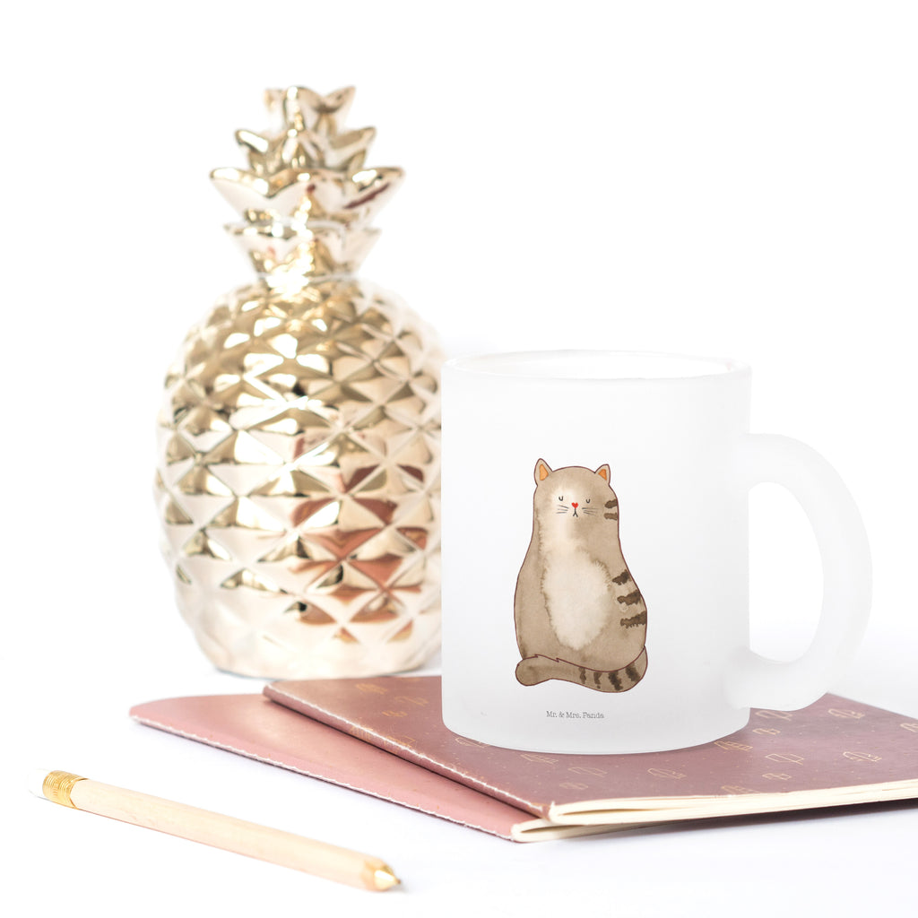 Teetasse Katze sitzend Teetasse, Teeglas, Teebecher, Tasse mit Henkel, Tasse, Glas Teetasse, Teetasse aus Glas, Katze, Katzenmotiv, Katzenfan, Katzendeko, Katzenfreund, Katzenliebhaber, Katzenprodukte, Katzenartikel, Katzenaccessoires, Katzensouvenirs, Katzenliebhaberprodukte, Katzenmotive, Katzen, Kater, Mietze, Cat, Cats, Katzenhalter, Katzenbesitzerin, Haustier, Katzenliebe, Lebensinhalt, Liebe, Mittelpunkt, Familie