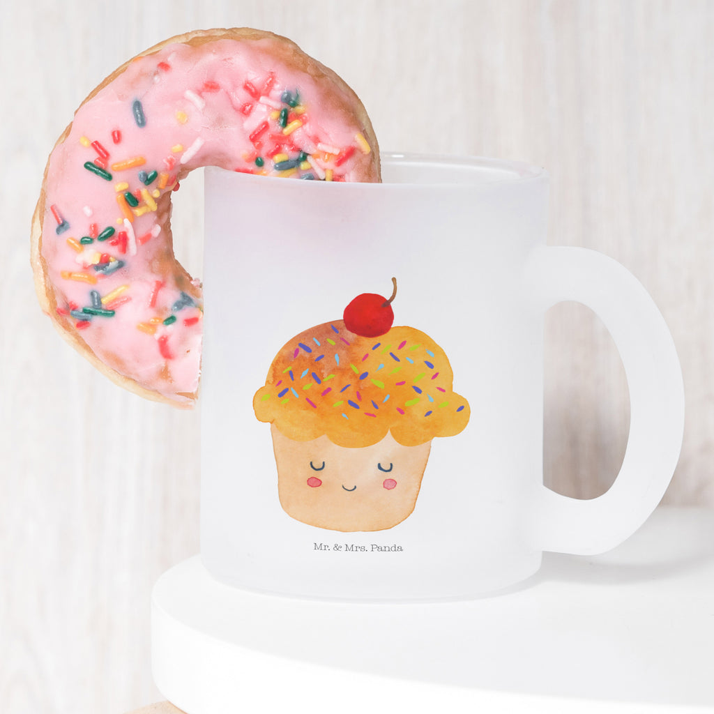Teetasse Cupcake Teetasse, Teeglas, Teebecher, Tasse mit Henkel, Tasse, Glas Teetasse, Teetasse aus Glas, Tiermotive, Gute Laune, lustige Sprüche, Tiere, Cupcakes, Muffin, Wunder, Küche Deko, Küche Spruch, Backen Geschenk, Geschenk Koch, Motivation Sprüche